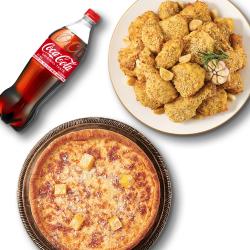 남해마늘바사삭+시카고피자+콜라1.25L