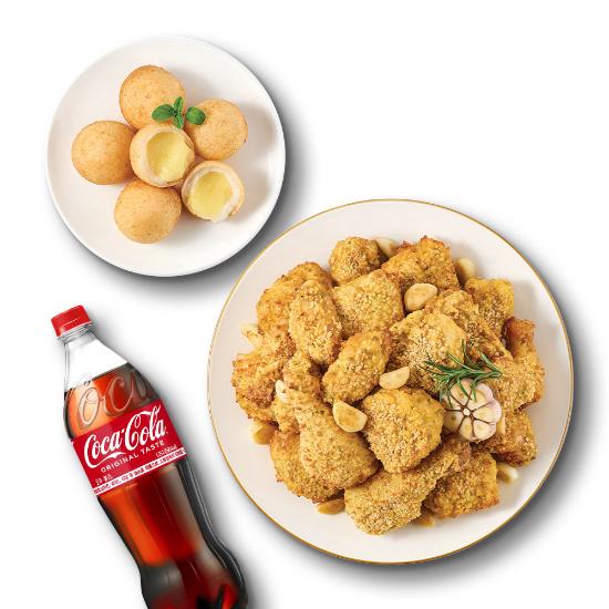 남해마늘바사삭+모짜치즈볼+콜라1.25L