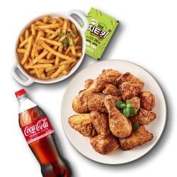 고추바사삭+콘스프 케이준감자+콜라1.25L