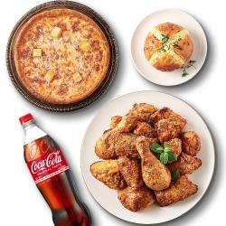 고추바사삭+시카고피자+바게트볼+콜라1.25L