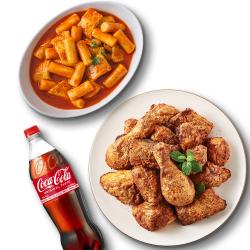 고추바사삭+맵달떡볶이+콜라1.25L