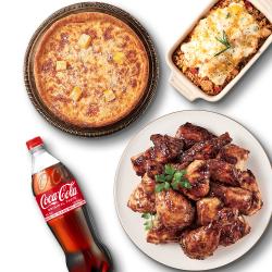 갈비천왕+시카고피자+갈비천왕치밥+콜라1.25L