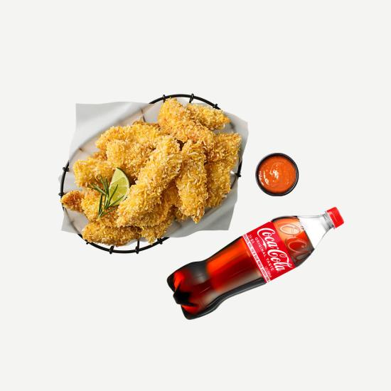 콰삭킹 순살+콜라1.25L