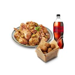 고추마요 치킨+블랙치즈볼(5구)+코카-콜라제로 1.25L