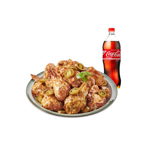고추마요 치킨+콜라 1.25L
