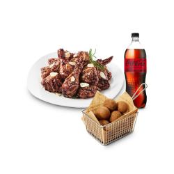 블랙알리오+블랙치즈볼(5구)+코카-콜라제로 1.25L