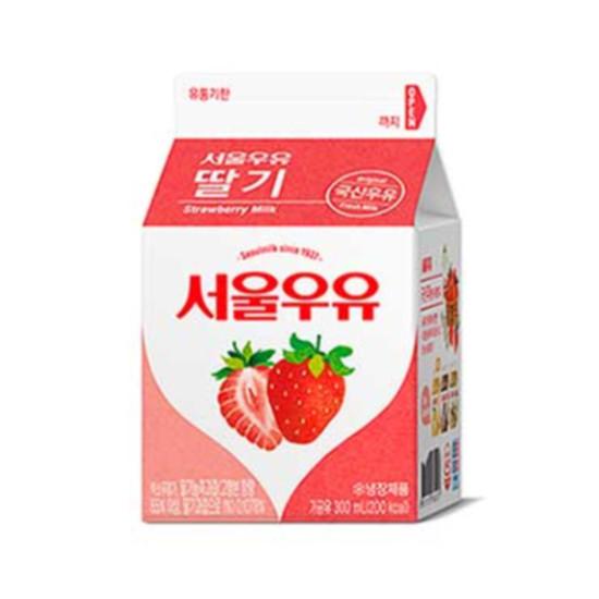 CU 서울)딸기우유300ml