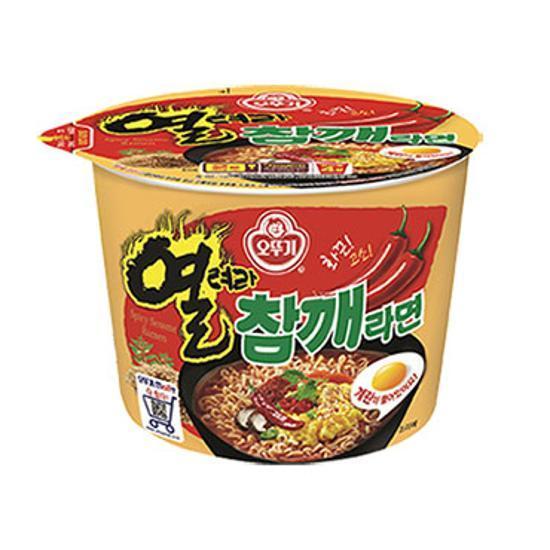 CU 오뚜기)열려라참깨라면컵