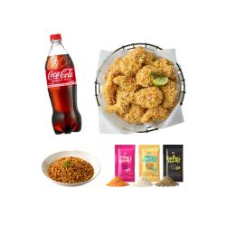 콰삭톡+맛초킹라이스+콜라1.25L