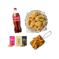 콰삭톡+케이준프라이+콜라1.25L