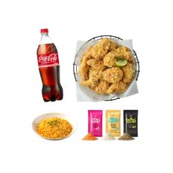 콰삭톡+뿌링클라이스+콜라1.25L