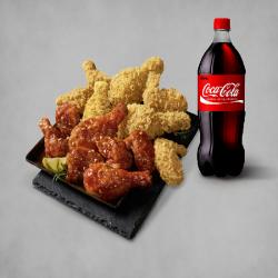 황올반+BBQ양념반(콤보)+콜라1.25L