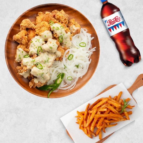 순살청양마요치킨+감자+콜라(1.25L)