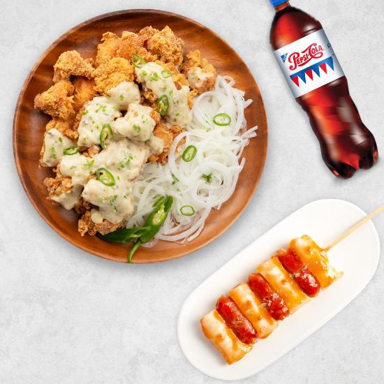 순살청양마요치킨+네네소떡+콜라(1.25L)