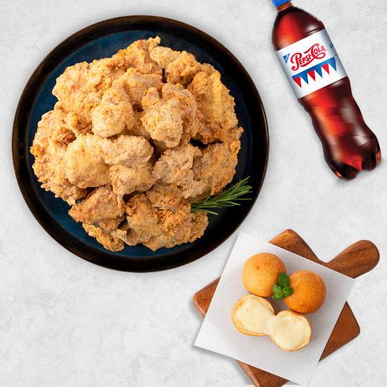 순살치즈스노윙치킨+네네볼+콜라(1.25L)