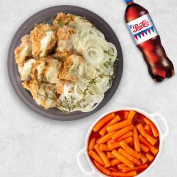 순살코찡마요치킨+네네볶이+콜라(1.25L)