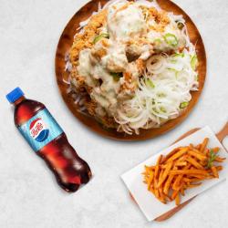 청양마요치킨+감자+콜라(1.25L)