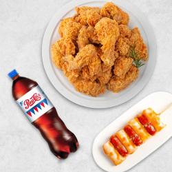 후라이드치킨+네네소떡+콜라(1.25L)