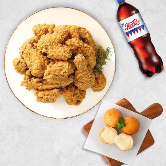 어니언스노윙치킨+네네볼+콜라(1.25L)