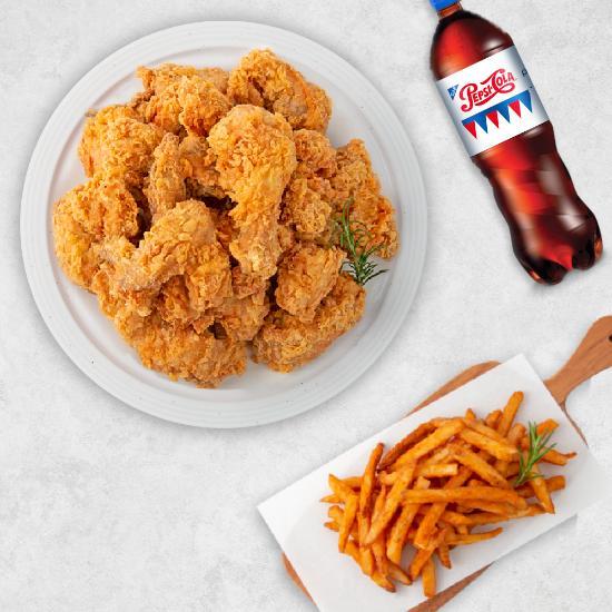 후라이드치킨+콜라(1.25L)+감자
