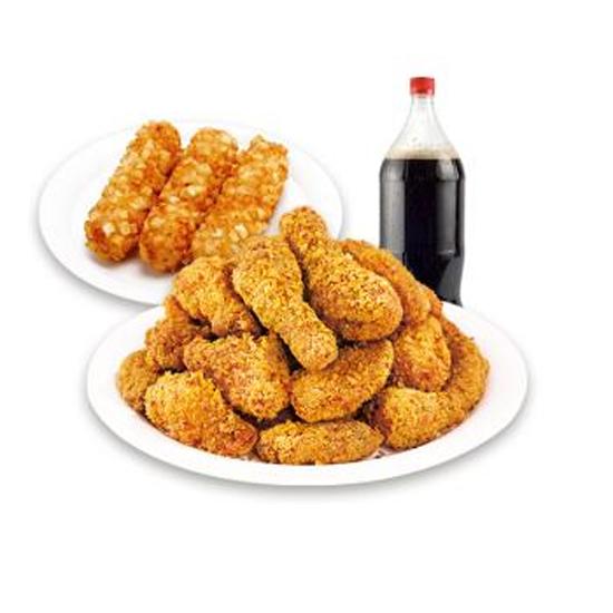 크랑이치킨/포테이토치즈스틱/콜라1.25L