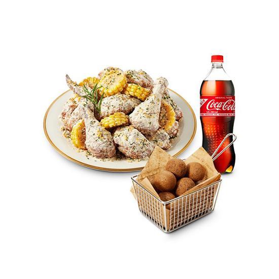 콘소메이징+블랙치즈볼(5구)+콜라 1.25L