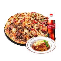 베스트콰트로피자(오리지널) L + 뉴치볼 + 콜라 1.25L
