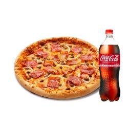 베이컨체더치즈(씬) L + 콜라 1.25L