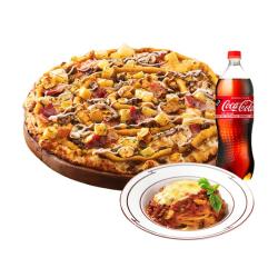 우리고구마 피자(오리지널) L + 뉴치볼 + 콜라 1.25L