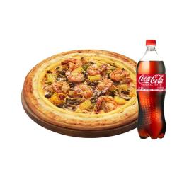 블랙타이거슈림프 치즈버스트(오리지널) L + 콜라 1.25L