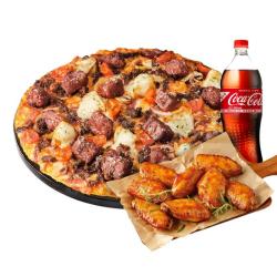 와와웨 스테이크(오리지널) L + 웨스턴 핫 윙 + 콜라 1.25L