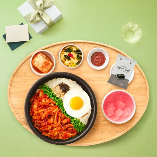 [본죽/비빔밥] 돌솥 낙지김치비빔밥