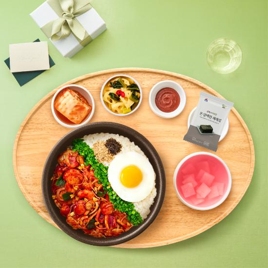 [본죽/비빔밥] 돌솥 신짬뽕비빔밥