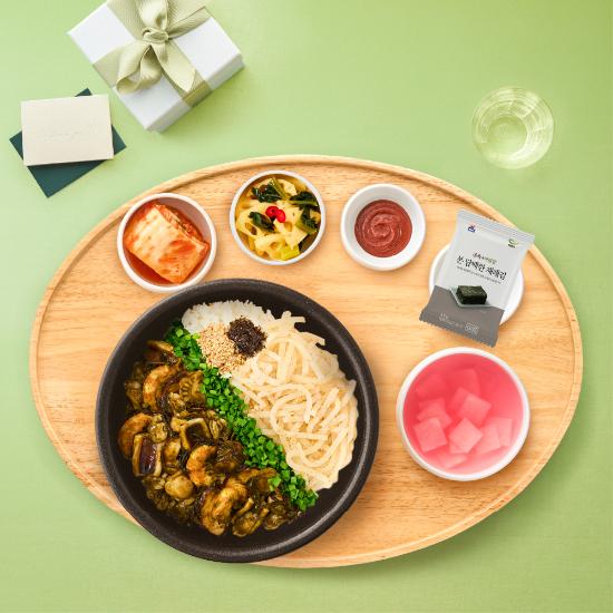 [본죽/비빔밥] 돌솥 전복내장해물비빔밥