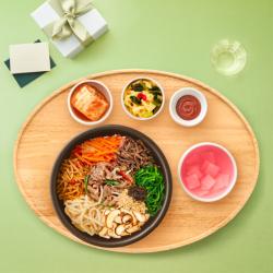 [본죽&비빔밥] 돌솥 소불고기나물비빔밥