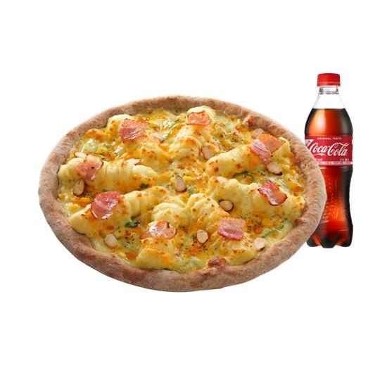고구마피자 R + 코카콜라 500ml