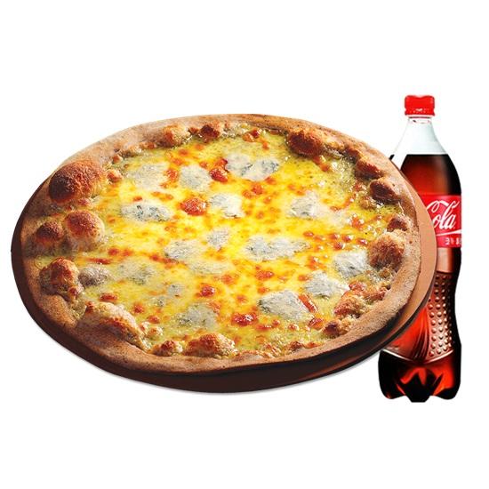 고르곤졸라피자 L + 코카콜라 1.25L