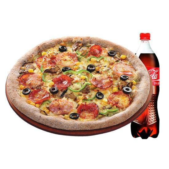 콤비네이션피자 L + 코카콜라 1.25L