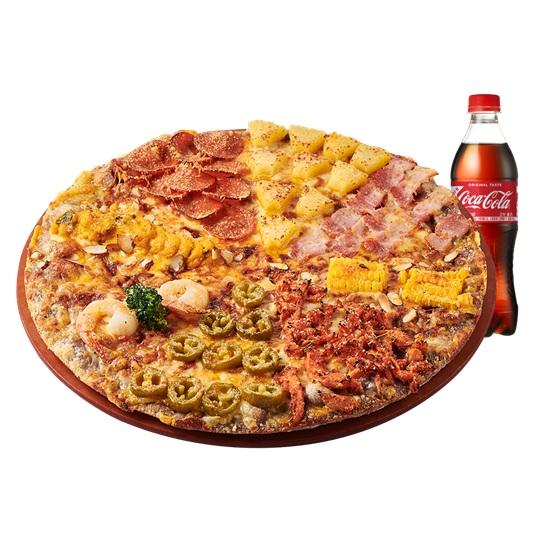 팔자피자 R + 코카콜라 500ml