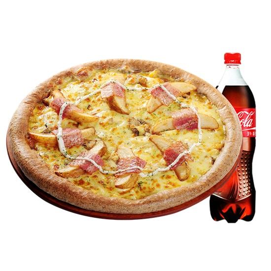 포테이토피자 L + 코카콜라 1.25L