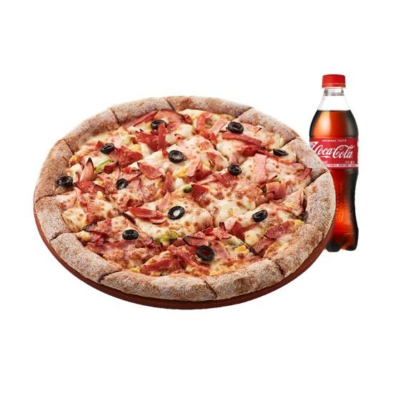 목동피자 R + 코카콜라 500ml