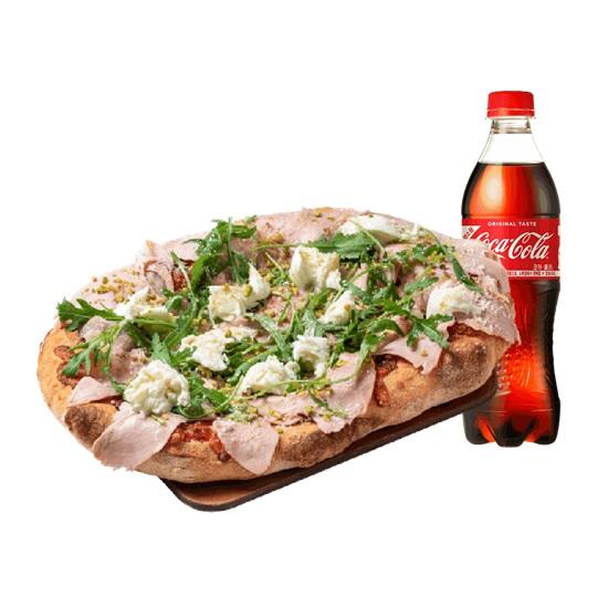 잠봉루꼴라피자 L + 코카콜라 500ml