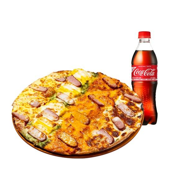 쟌슨빌 소시지피자 R + 코카콜라 500ml