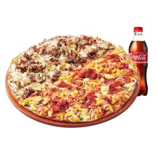 전주불백피자 R + 코카콜라 500ml