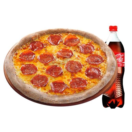 페페로니피자 L + 코카콜라 1.25L