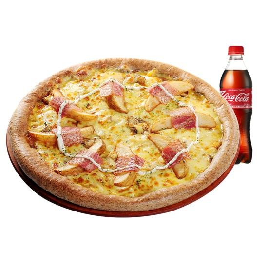 포테이토피자 R + 코카콜라 500ml