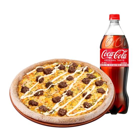 홍성한우 불고기피자 L + 코카콜라 1.25L