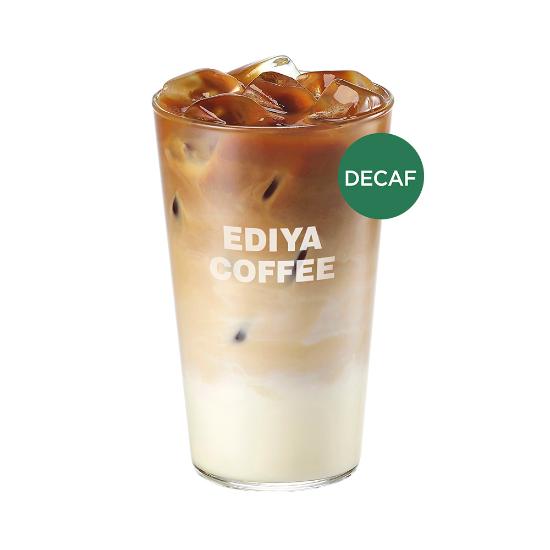 [이디야커피] 디카페인 (L)ICED 연유카페라떼