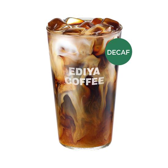 [이디야커피] 디카페인 (L)ICED 콜드브루 라떼