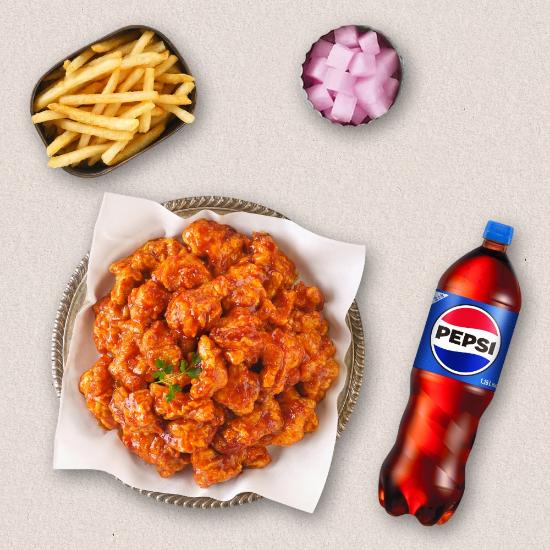 순살양념치킨+멕시감자+콜라1.25L
